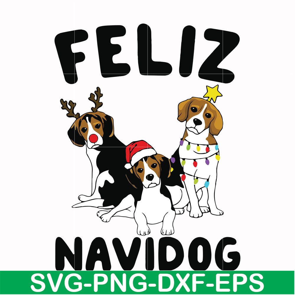 NCRM13072016-Feliz navidog svg, christmas svg, png, dxf, eps digital file NCRM13072016.jpg