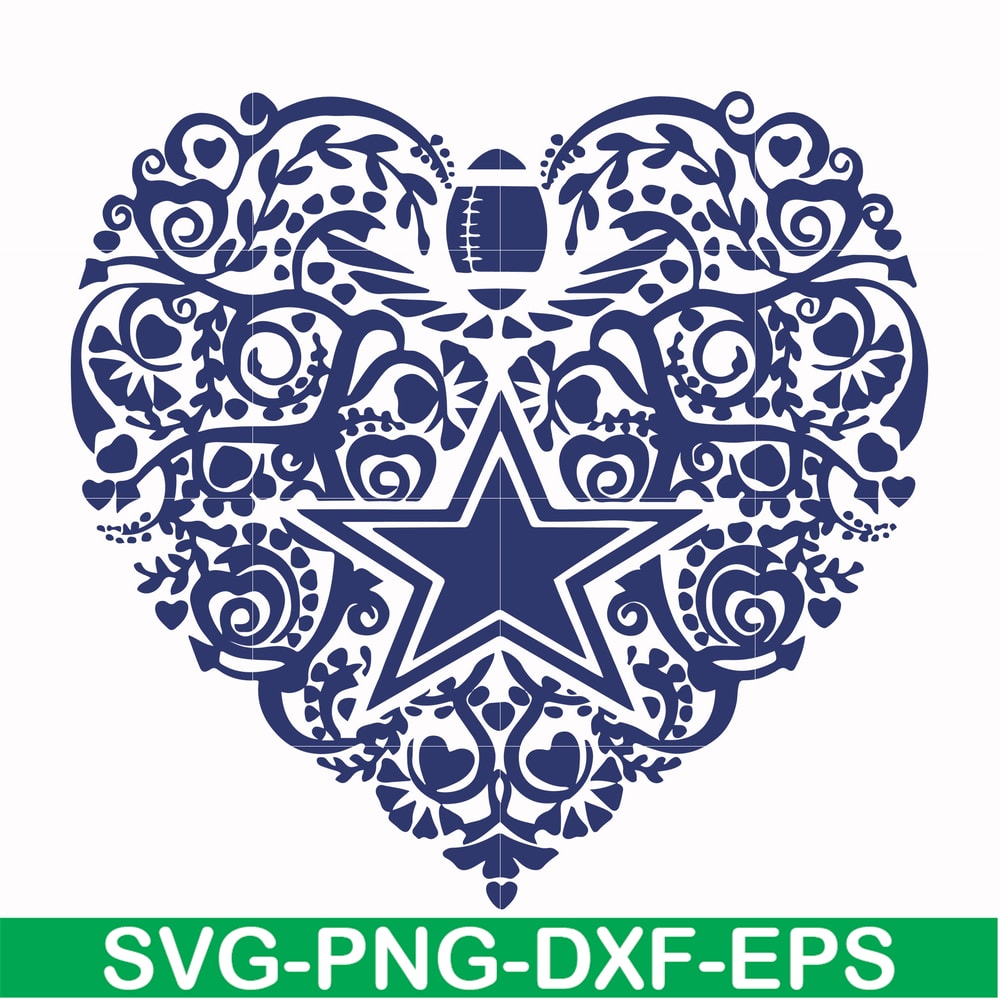 NFL0000106-Cowboys heart, svg, png, dxf, eps file NFL0000106.jpg