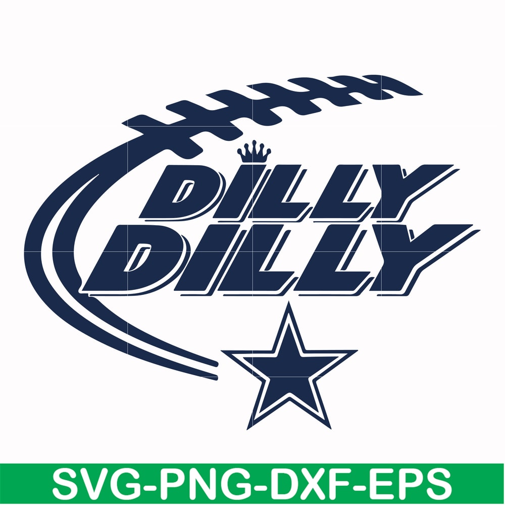 NFL0000107-Cowboys dilly dilly, svg, png, dxf, eps file NFL0000107.jpg