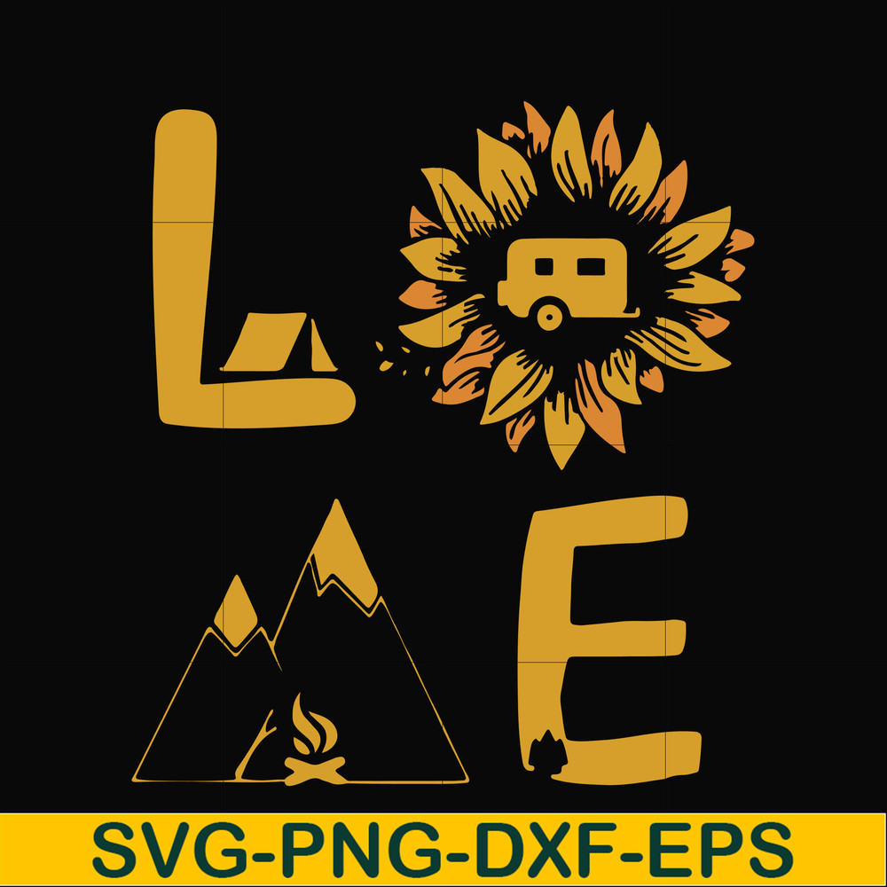 CMP010-LOVE camping svg, png, dxf, eps digital file CMP010.jpg