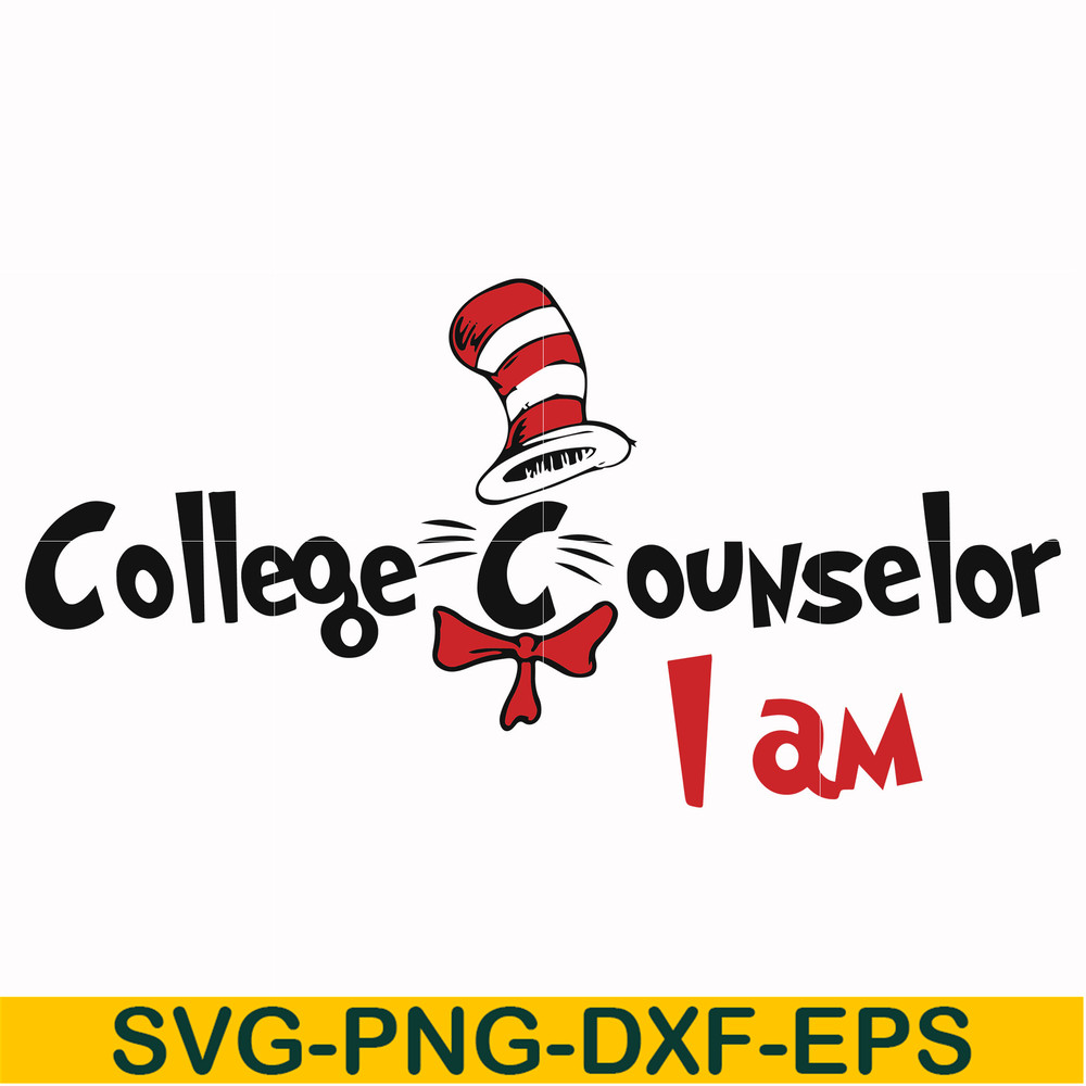 DR000134-College Counselor I am svg, png, dxf, eps file DR000134.jpg