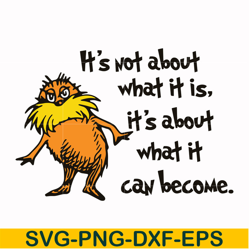 DR000148-It's not about what it is it's about what it can become svg, png, dxf, eps file DR000148.jpg