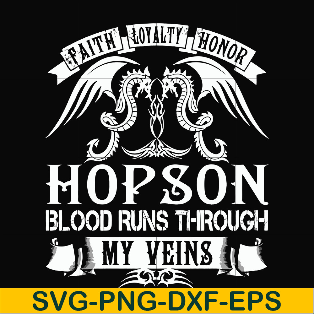 FN000201-Hopson blood runs through my veins svg, png, dxf, eps file FN000201.jpg