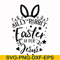 FN00051-Silly rabbit Easter is for Jesus svg, png, dxf, eps file FN00051.jpg