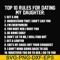 FN000622-Top 10 rules for dating my daughter svg, png, dxf, eps file FN000622.jpg
