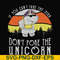 FN000772-If you can't take the stab don't poke the unicorn svg, png, dxf, eps file FN000772.jpg