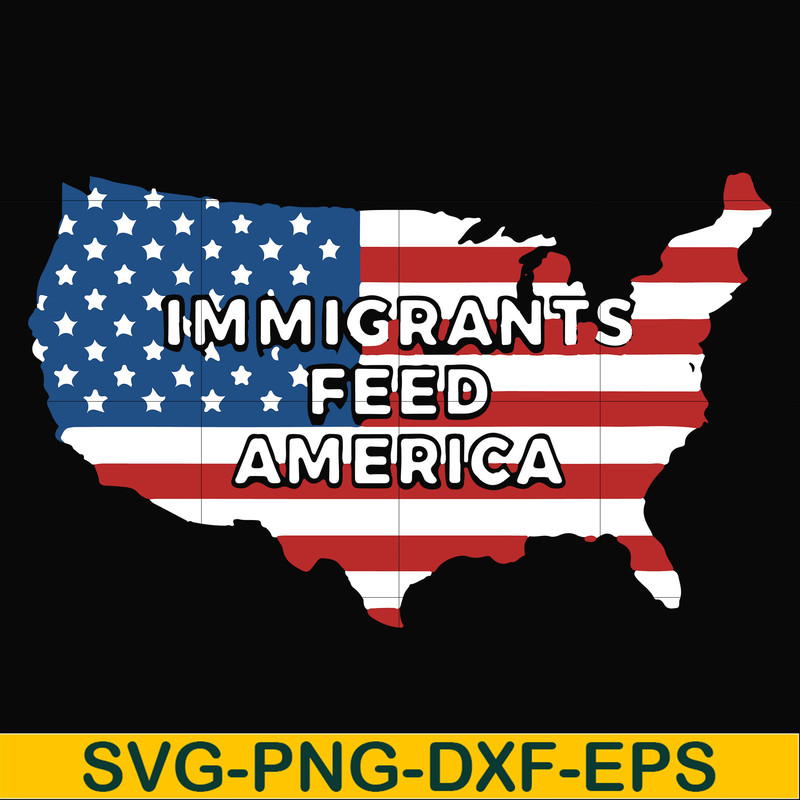 FN000811-Immigrants feed america svg, png, dxf, eps file FN000811.jpg