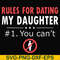 FN000880-Rules for dating my daughter #1. You can't svg, png, dxf, eps file FN000880.jpg