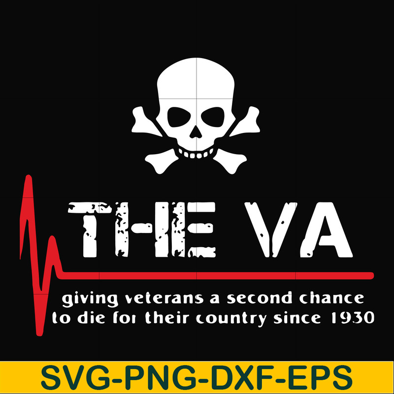 FN00093-The VA giving veterans a second chance svg, png, dxf, eps file FN00093.jpg