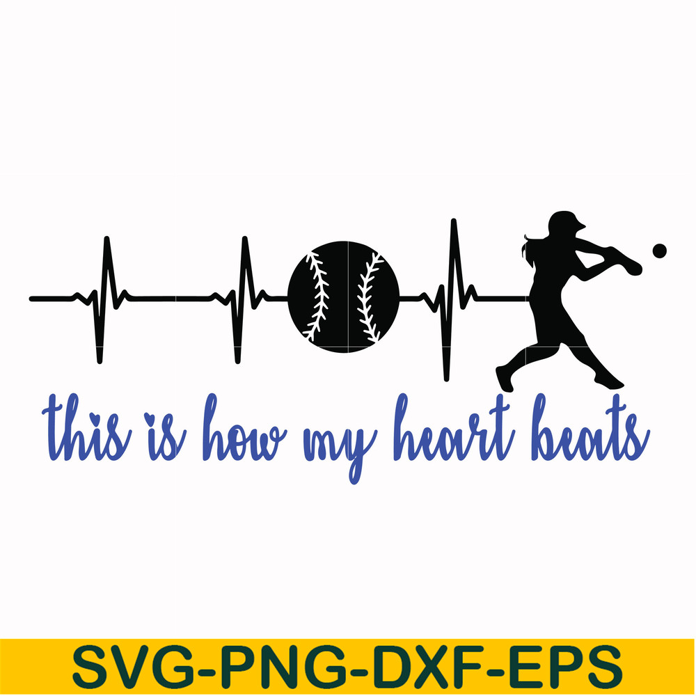 FN000985-This is how my heart beats svg, png, dxf, eps file FN000985.jpg