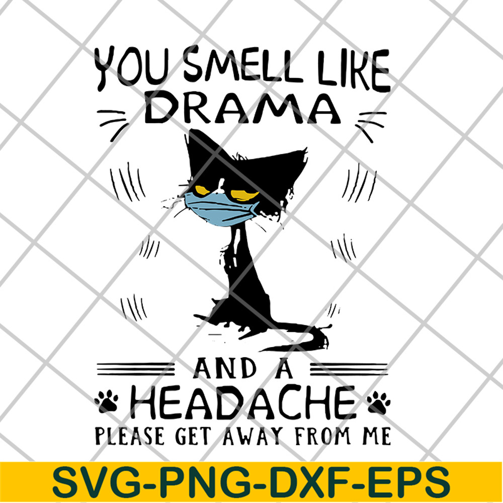 FN11062111-Black cat you smell svg, png, dxf, eps digital file FN11062111.jpg