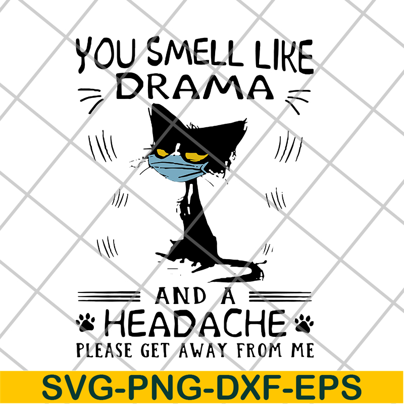 FN11062111-Black cat you smell svg, png, dxf, eps digital file FN11062111.jpg