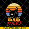FTD01062118-Best cat dad ever svg, eps, png, dxf digital file FTD01062118.jpg