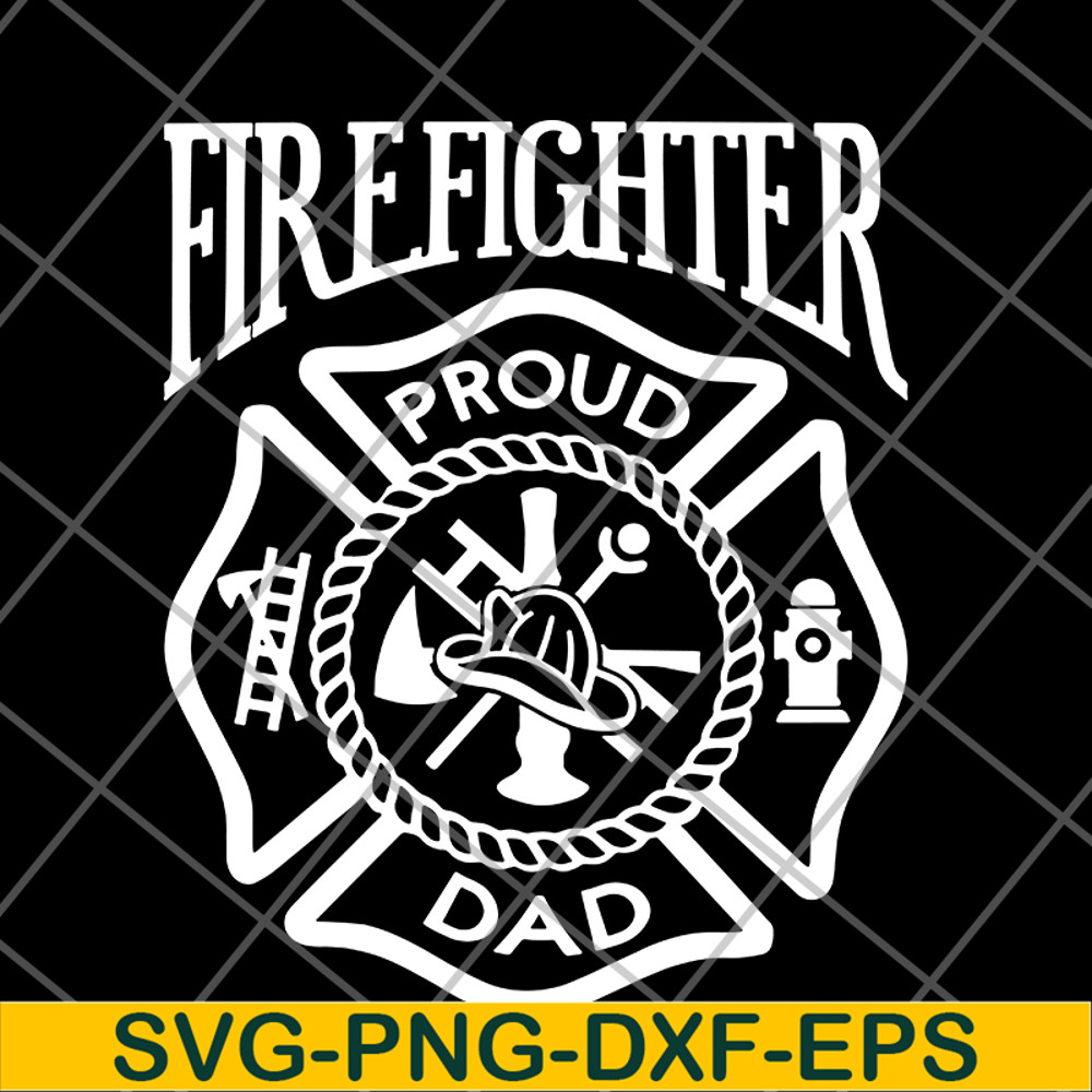 FTD03062105-Firefighter DAD svg, png, dxf, eps digital file FTD03062105.jpg