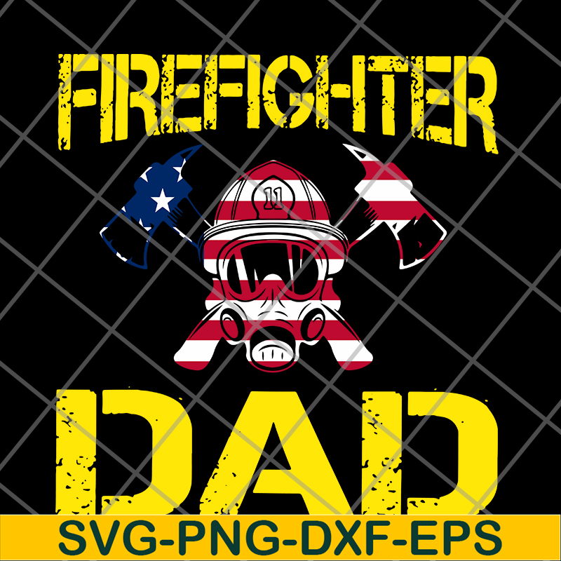 FTD03062115-Firefighter Dad US flag svg, png, dxf, eps digital file FTD03062115.jpg