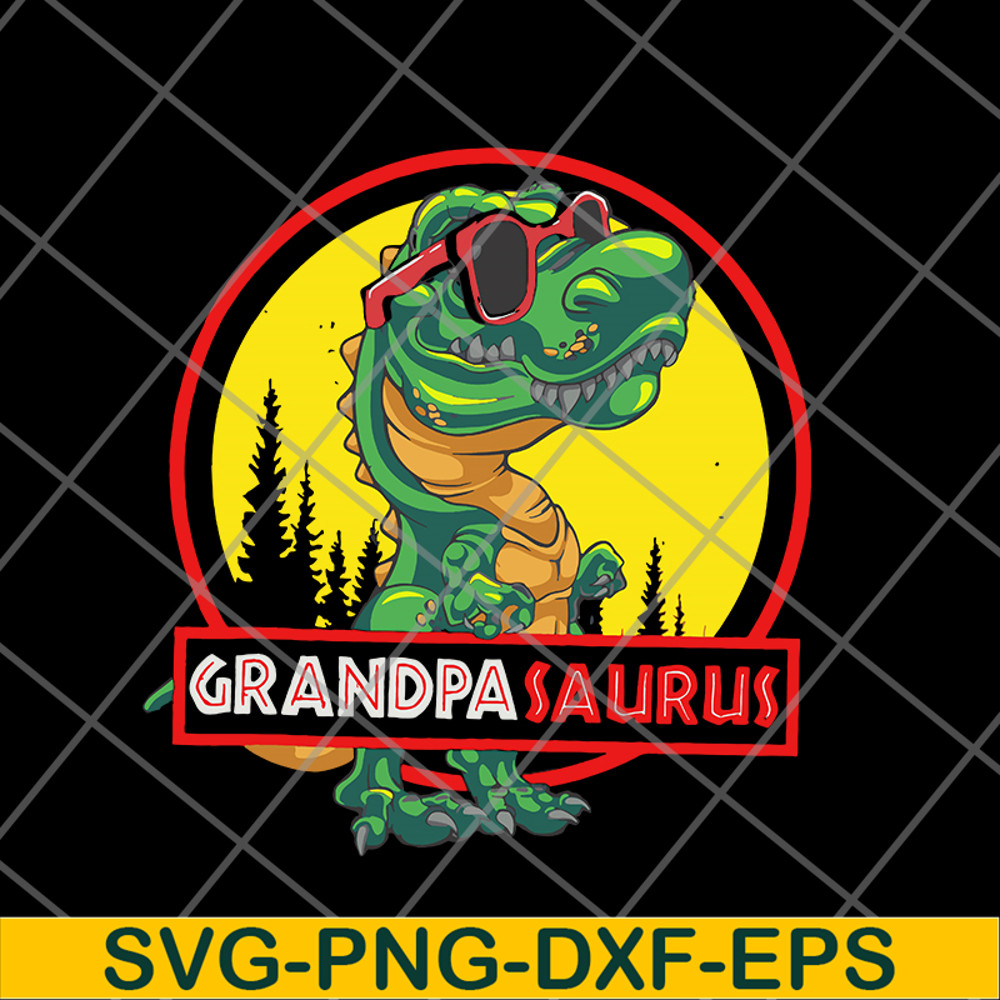 FTD05062105-Grandpasaurus T rex Grandpa Saurus Dinosaur Granddad svg, png, dxf, eps digital file FTD05062105.jpg