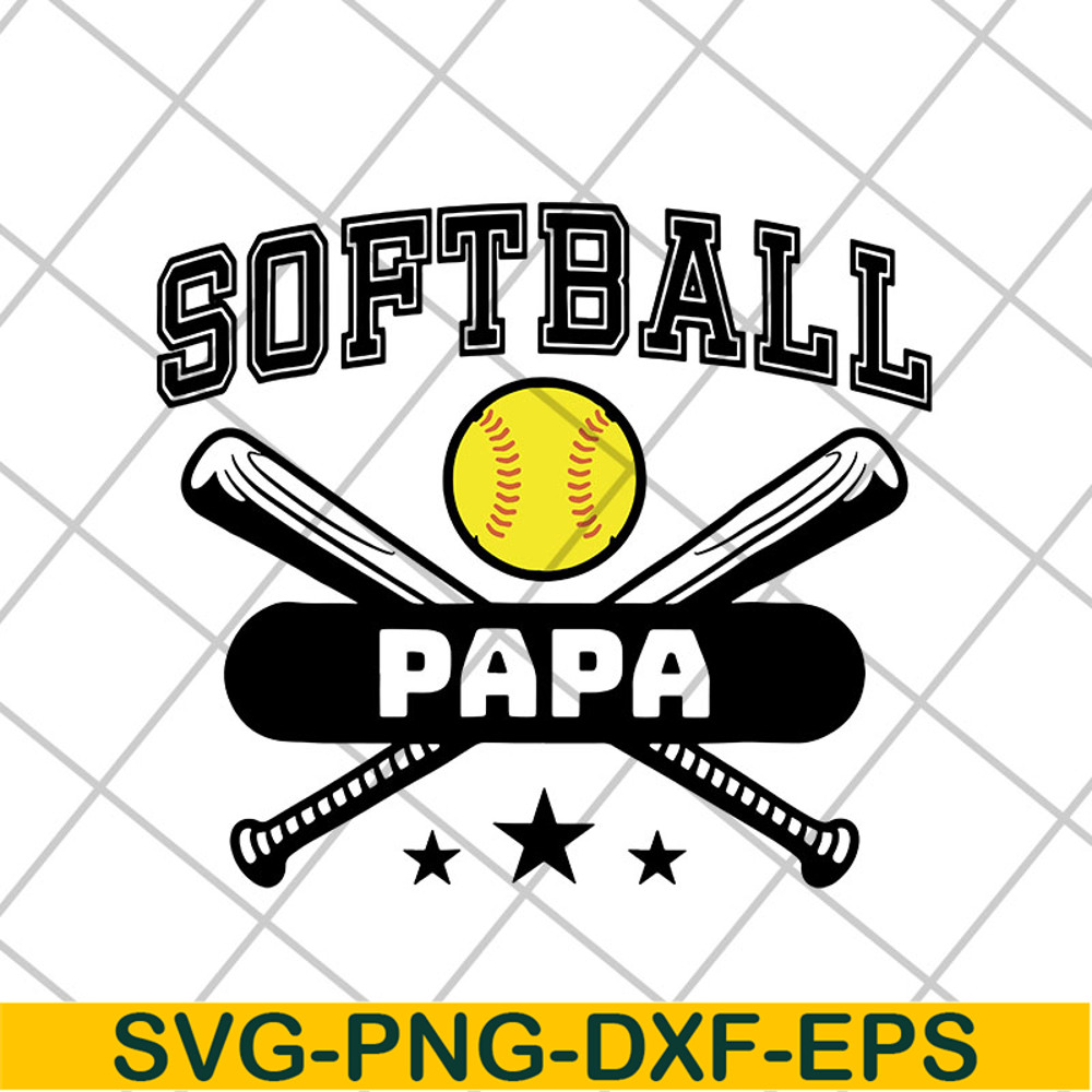 FTD06052135-softball papa svg, png, dxf, eps digital file FTD06052135.jpg