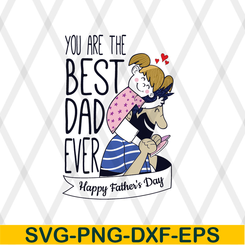FTD08062103-Fathers Day T Shirt Best Dad Ever Father Daughter Love Mens svg, png, dxf, eps digital file FTD08062103.jpg