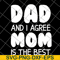 FTD09062104-Dad And I Agree Mom Is The Best – Happy Father’s Day 2021 svg, png, dxf, eps digital file FTD09062104.jpg