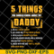 FTD09062116-5 Things You Should Know About My Daddy Father’s Day svg, png, dxf, eps digital file FTD09062116.jpg