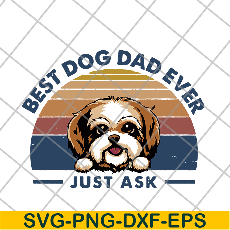 FTD10062105-Best Dog Dad Mom Peeking Dog Retro svg, png, dxf, eps digital file FTD10062105.jpg