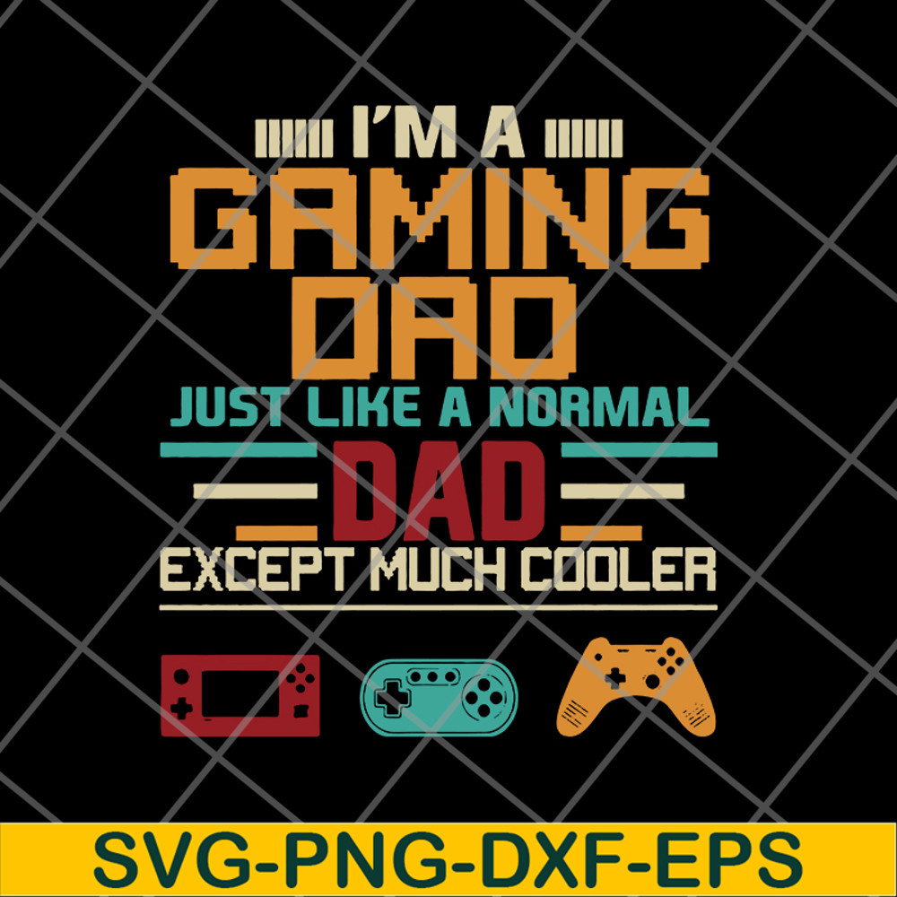 FTD10062111-Gaming Dad Cooler svg, png, dxf, eps digital file FTD10062111.jpg
