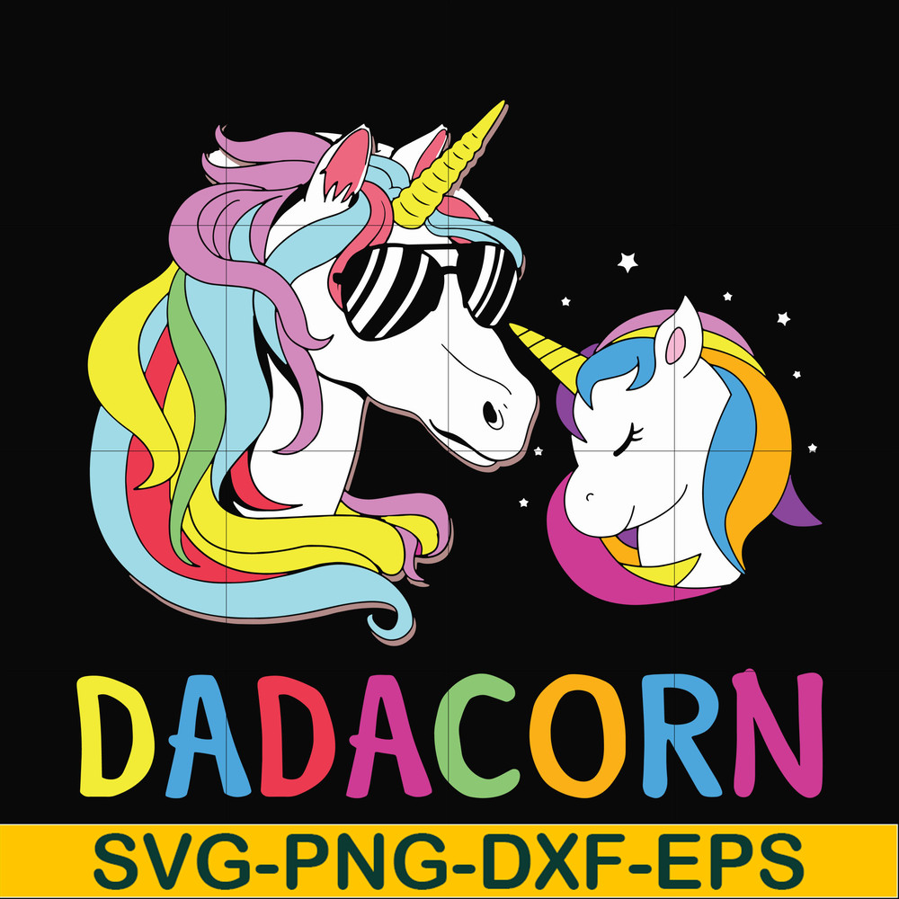 FTD123-Dadacorn svg, png, dxf, eps, digital file FTD123.jpg