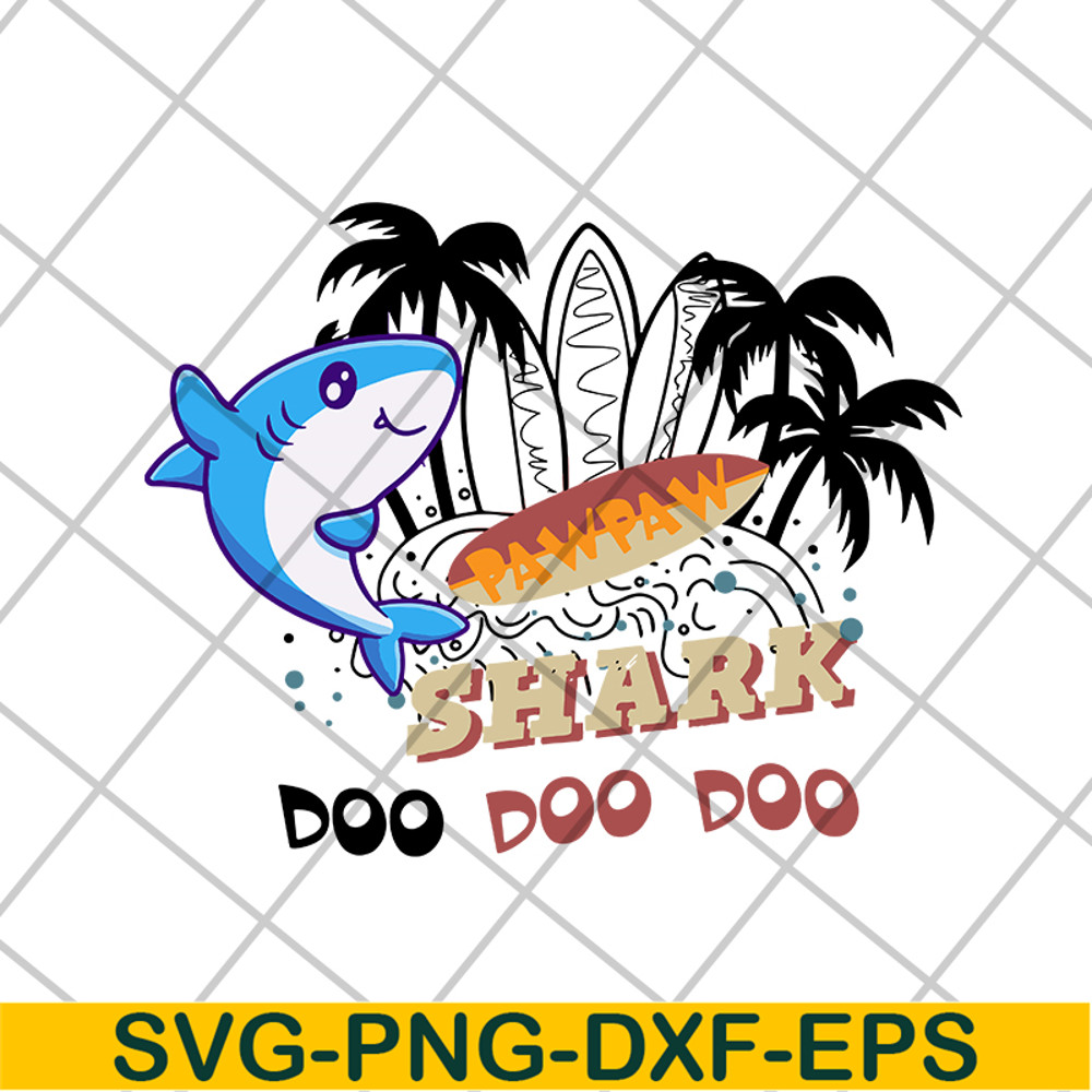 FTD18052117-doo doo shark svg, png, dxf, eps digital file FTD18052117.jpg