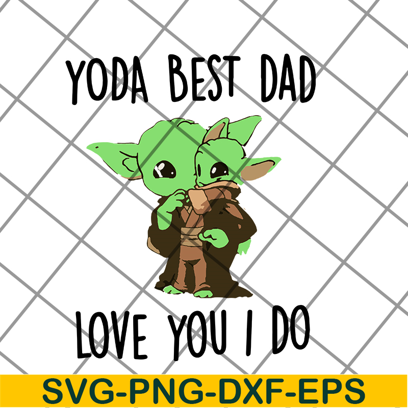 FTD19052114- yoda best dad svg, png, dxf, eps digital file FTD19052114.jpg