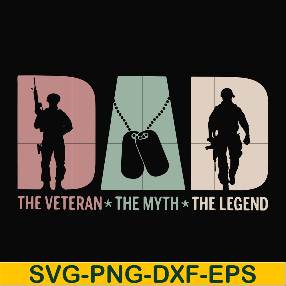 FTD28-The veteran the myth the legend svg, png, dxf, eps, digital file FTD28.jpg