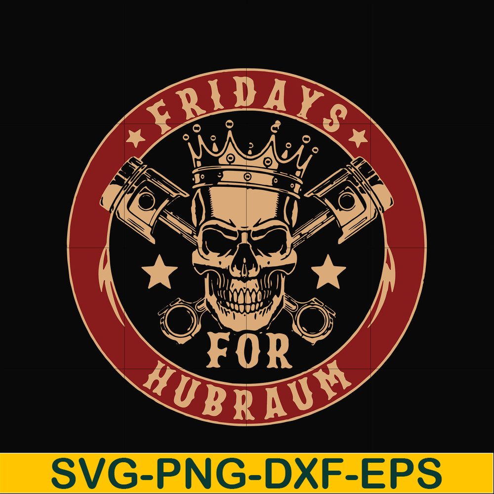 HLW0023-Fridays hubraum svg, halloween svg, png, dxf, eps digital file HLW0023.jpg