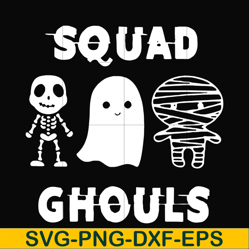 HLW0030-Squad ghouls svg, halloween svg, png, dxf, eps, digital file HLW0030.jpg