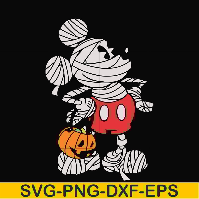 HLW0131-Mickey mouse halloween mummy svg, png, dxf, eps digital file HLW0131.jpg