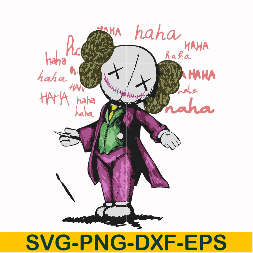 HLW0148-kaws x joker haha svg, png, dxf, eps digital file HLW0148.jpg