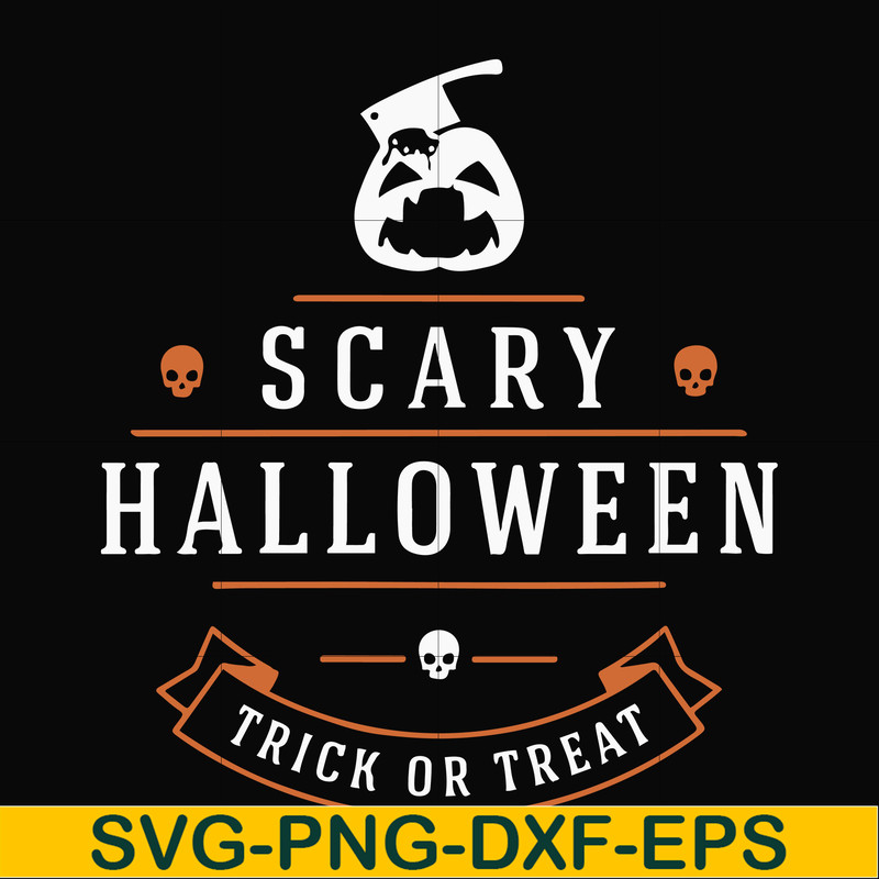 HLW17072013-Scary halloween trick or treat svg, png, dxf, eps digital file HLW17072013.jpg
