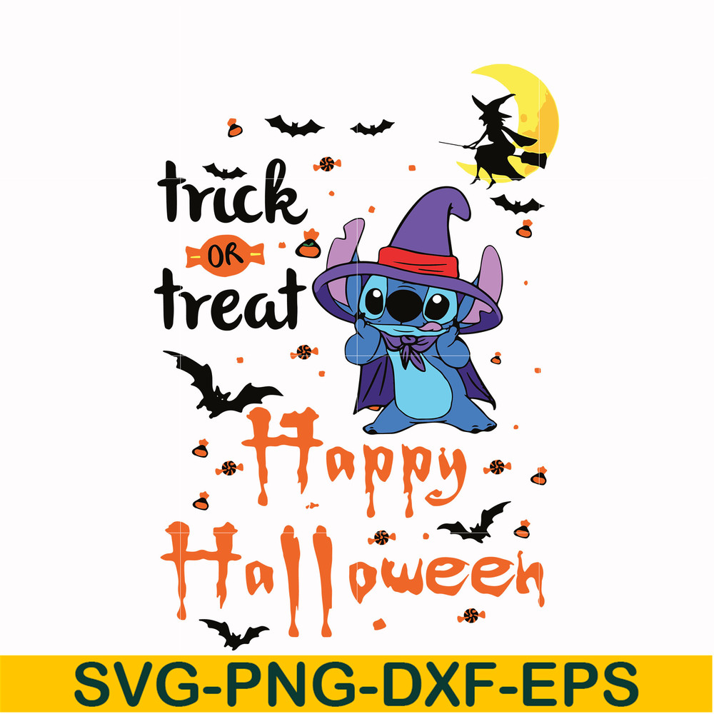 HLW1707205-Trick or treat svg, happy halloween svg, png, dxf, eps digital file HLW1707205.jpg