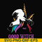 HLW1707208-Halloween Trick or Treat Unicorn Good Witch svg, png, dxf, eps digital file HLW1707208.jpg