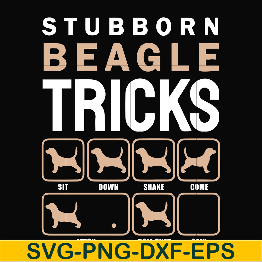 HLW2007206-Stubborn beagle tricks svg, png, dxf, eps digital file HLW2007206.jpg