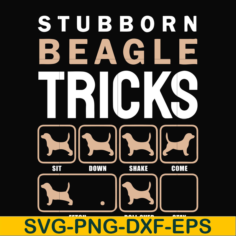 HLW2007206-Stubborn beagle tricks svg, png, dxf, eps digital file HLW2007206.jpg