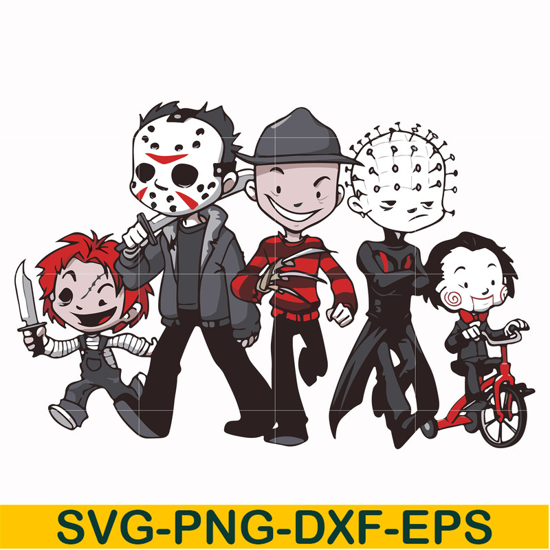HLW2307205-Scary Friends Horror svg, Halloween svg, png, dxf, eps digital file HLW2307205.jpg