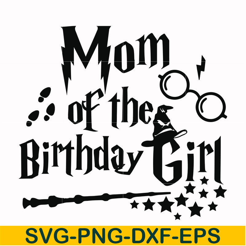 HRPT00015-Mom of the birthday girl svg, png, dxf, eps file HRPT00015.jpg