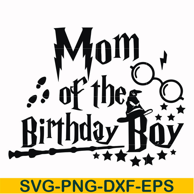HRPT00017-Mom of the birthday boy svg, png, dxf, eps file HRPT00017.jpg