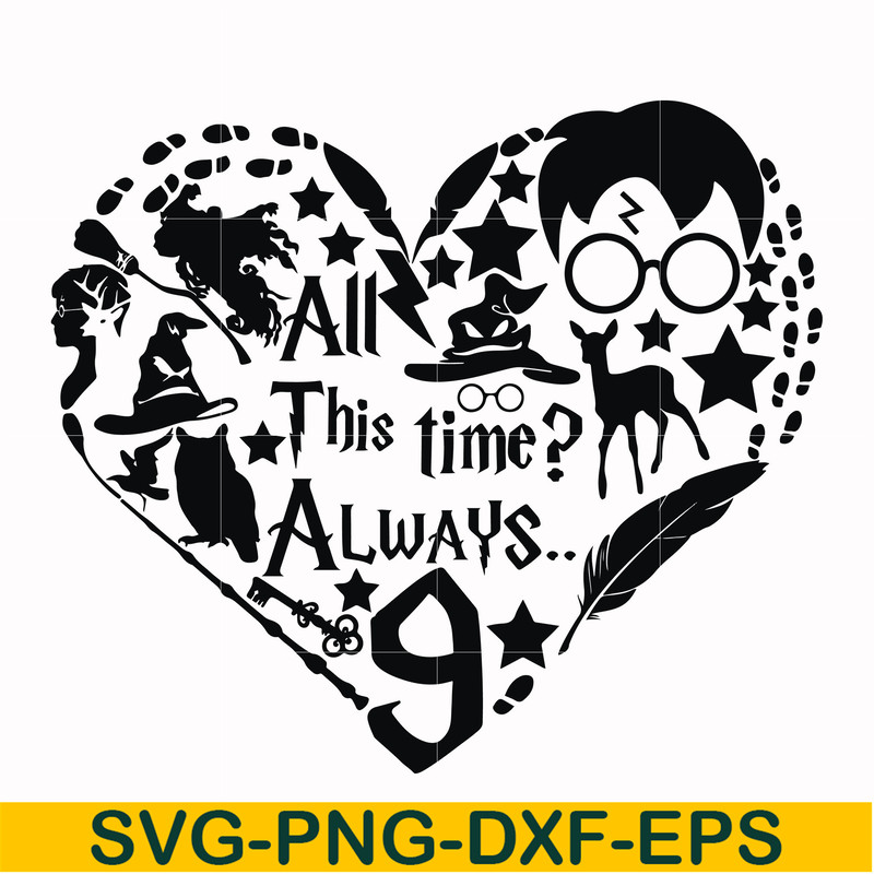 HRPT00035-All this time always svg, png, dxf, eps file HRPT00035.jpg