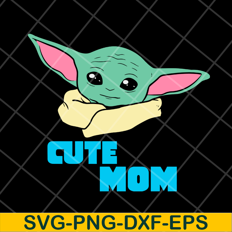 MTD04042124-Cute mom svg, baby yoda svg, Mother's day svg, eps, png, dxf digital file MTD04042124.jpg