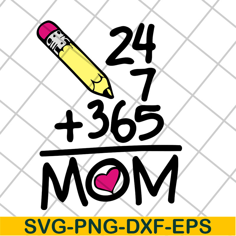 MTD04042133-365 mom day svg, Mother's day svg, eps, png, dxf digital file MTD04042133.jpg