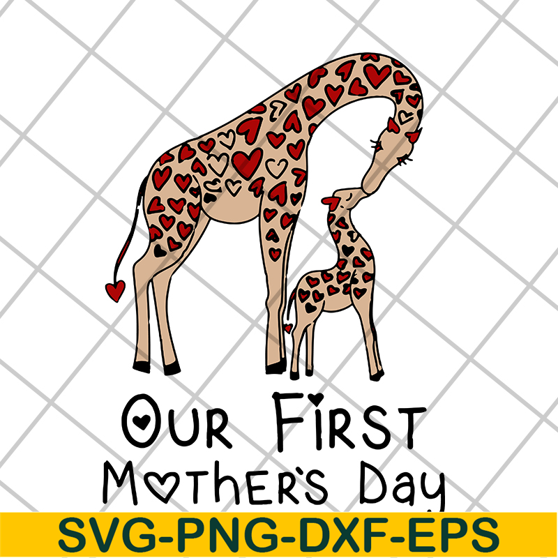 MTD15042106-Our first mothers day svg, Mother's day svg, eps, png, dxf digital file MTD15042106.jpg