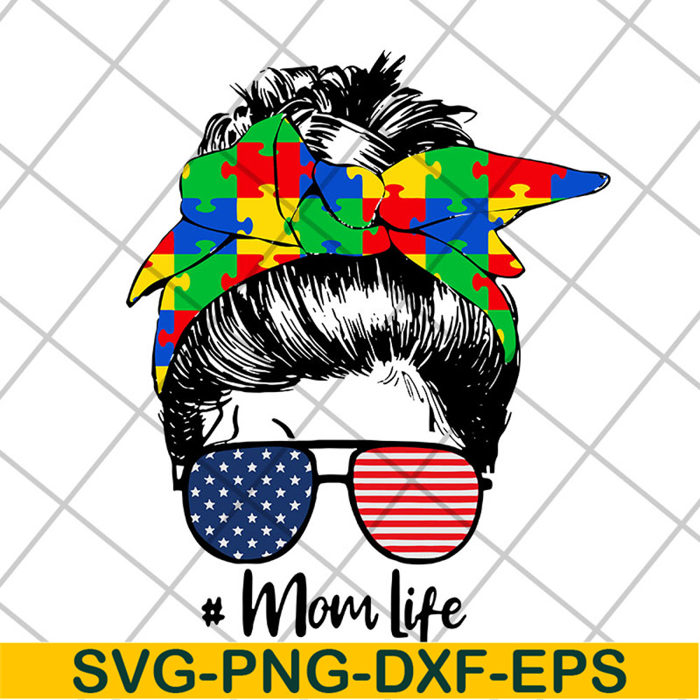 MTD20042102-Autism awareness mom life women mothers day 2021 svg, Mother's day svg, eps, png, dxf digital file MTD20042102.jpg