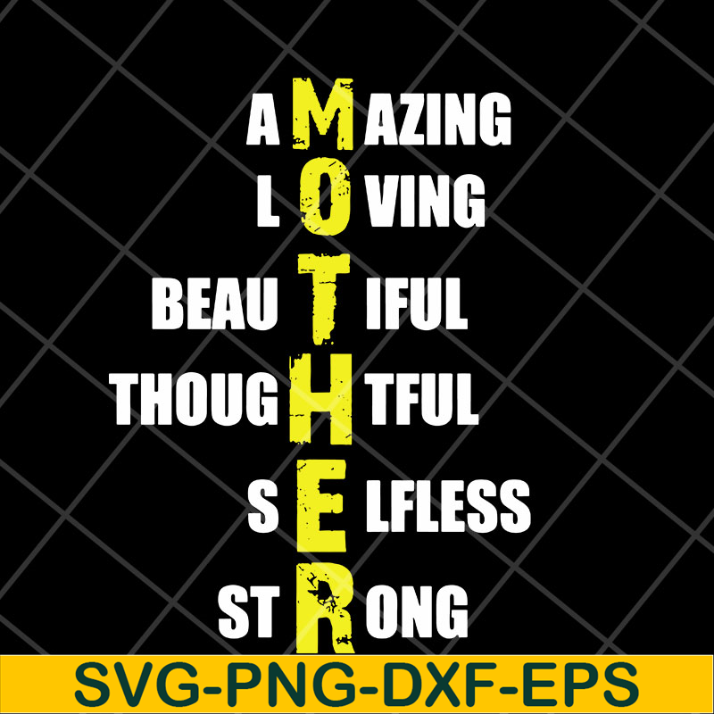 MTD23042105-Amazing loving mother svg, Mother's day svg, eps, png, dxf digital file MTD23042105.jpg