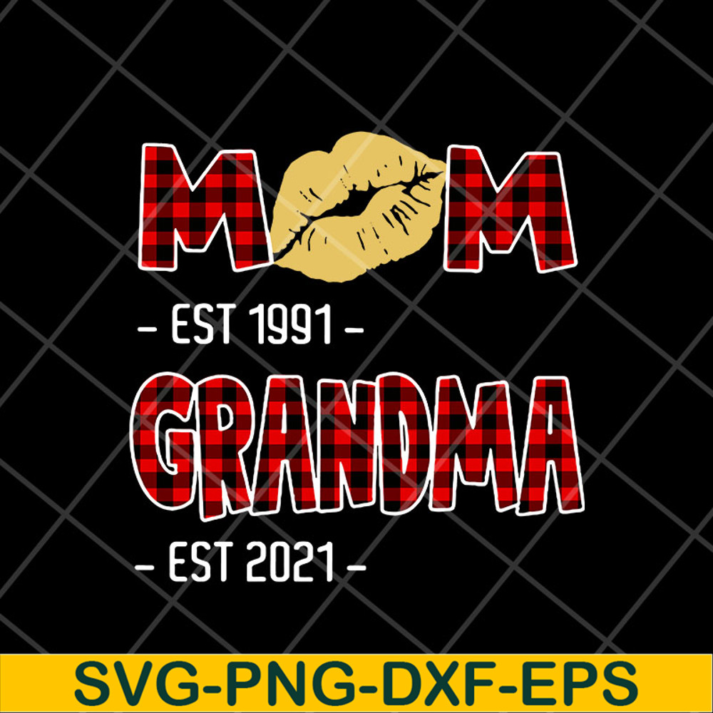 MTD23042121-lips mom est 1991 svg, Mother's day svg, eps, png, dxf digital file MTD23042121.jpg