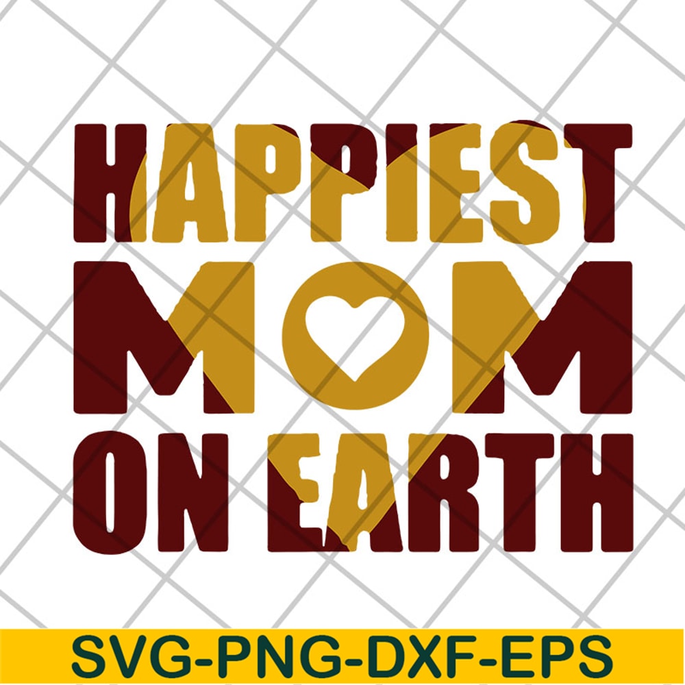 MTD23042138-Happiest mom on earth svg, Mother's day svg, eps, png, dxf digital file MTD23042138.jpg